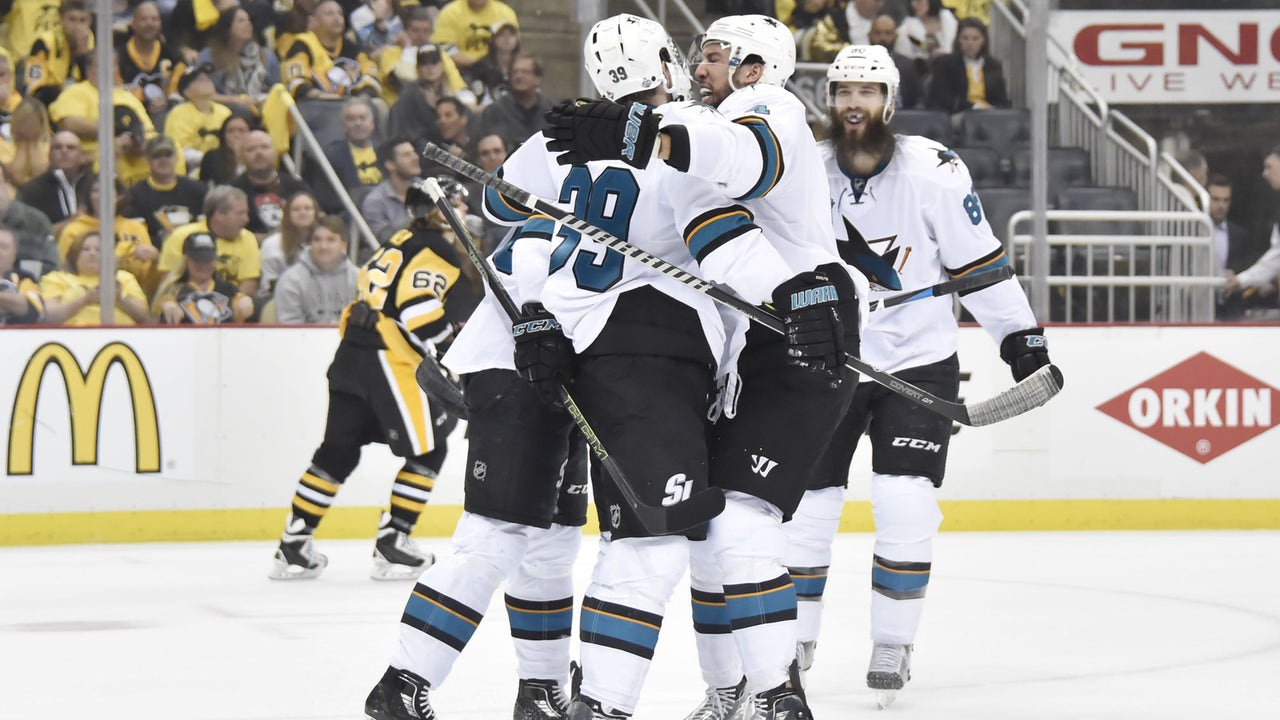 Sharks still have life, stave off elimination vs. Pens in Game 5